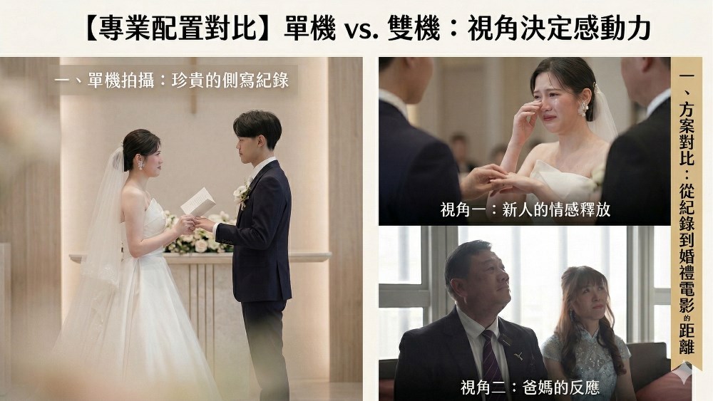 婚禮錄影單機、雙機、